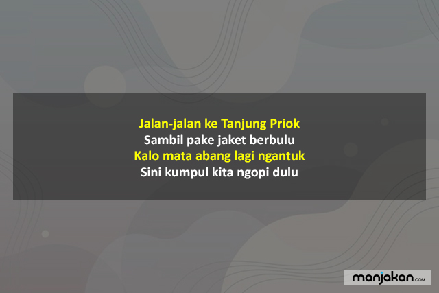 Pantun Betawi Lucu