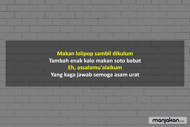 Pantun Betawi Nasehat