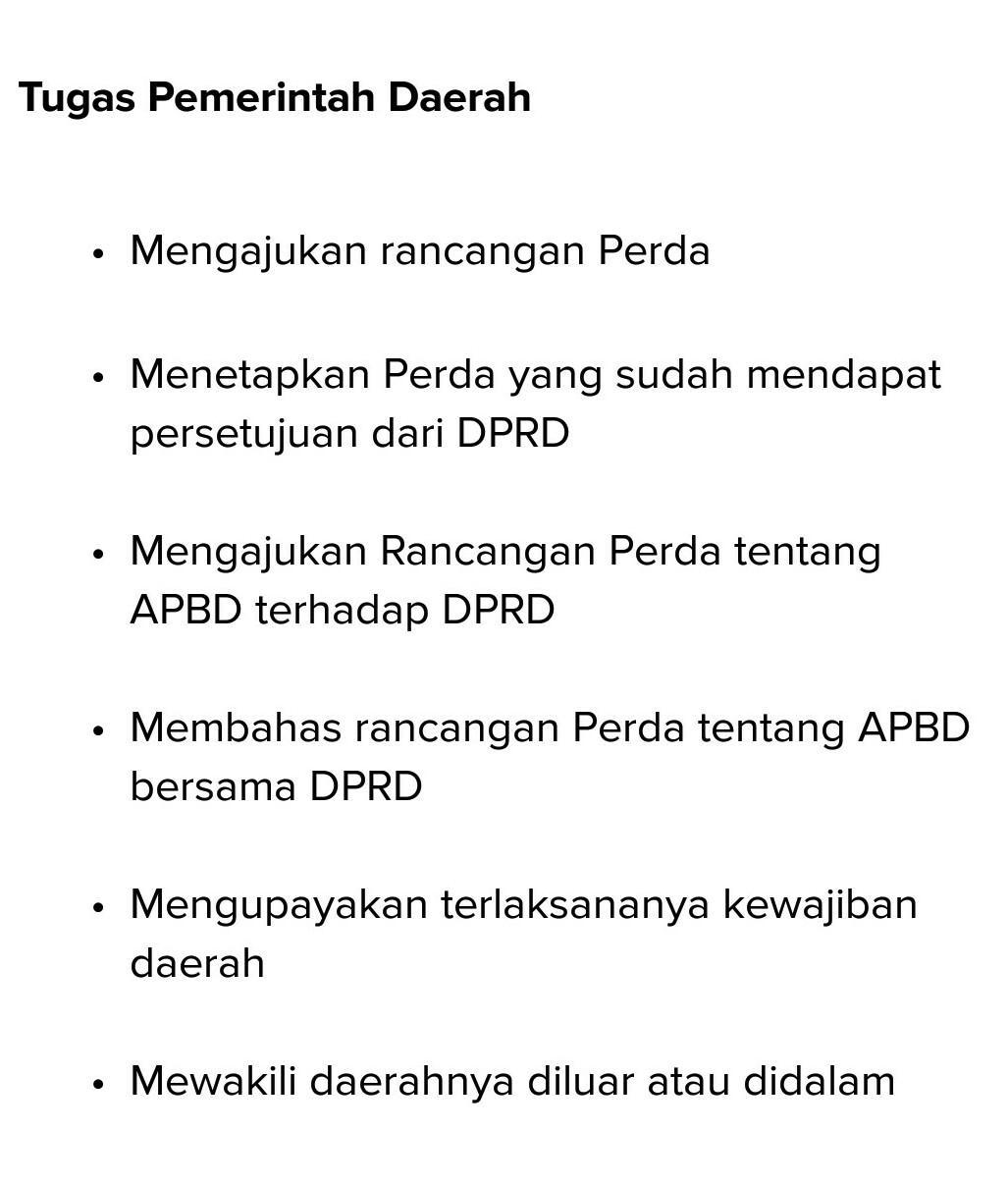 TUGAS PEMERINTAH DAERAH