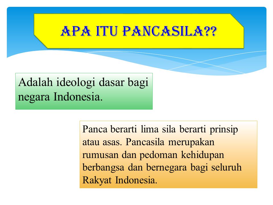 Apa Itu Pancasila